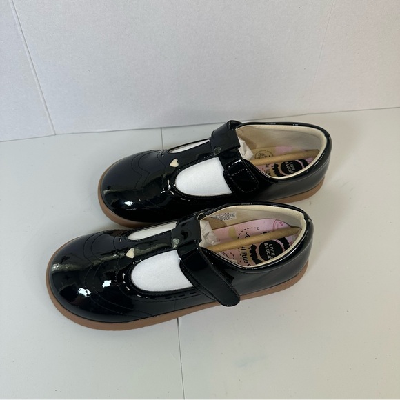 Livie & Luca Girls Amica T-Strap Mary Jane Black Patent  13M - Picture 1 of 5